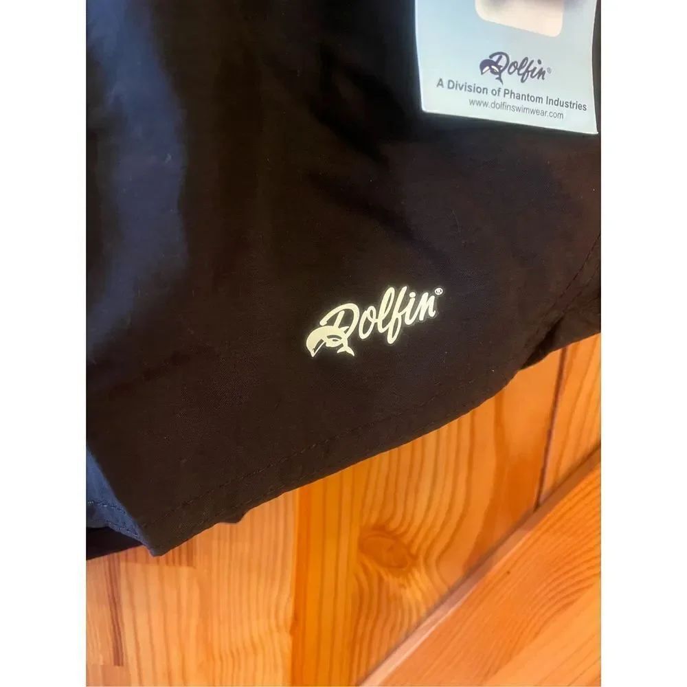 Dolfin Black Men’s Shorts Nwt Size Med - Picture 2 of 4
